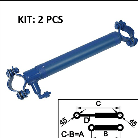 Überladebrücke Hydraulikzylinder Set 2 Stück