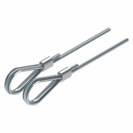 Hochleistungs - Drahtseil für Sektionaltore | Satz 4 mm - links + rechts - Tormeister24Hochleistungs - Drahtseil für Sektionaltore | Satz 4 mm - links + rechts