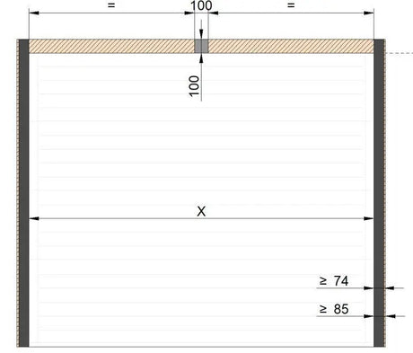 Sektionaltor Design - Line Granite RAL 7043 mit Garagentorantrieb - Hochwertiges Garagentor - Tormeister24Sektionaltor Design - Line Granite RAL 7043 mit Garagentorantrieb - Hochwertiges Garagentor