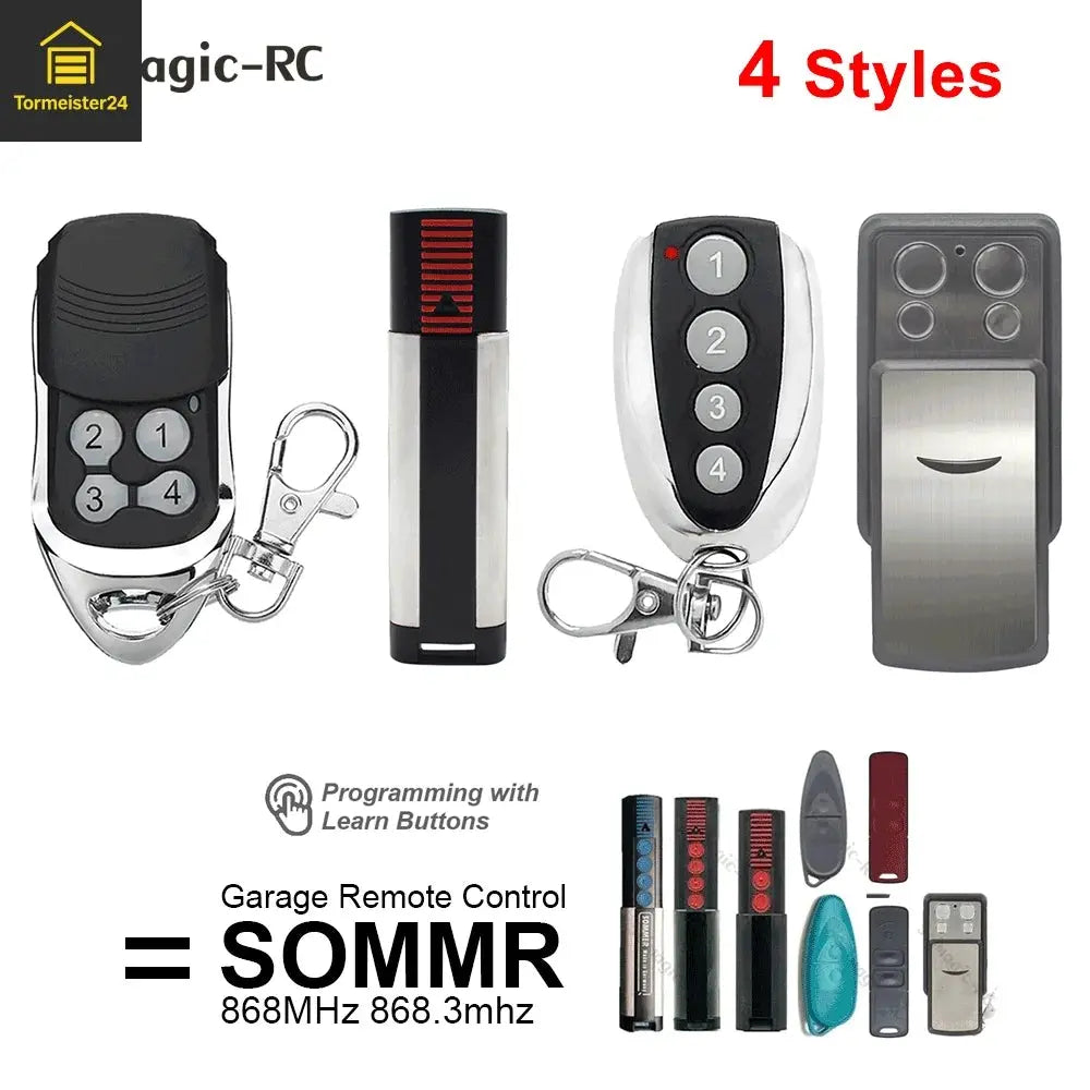 APERTO kompatibler Handsender mit 4 Tasten für Toröffner