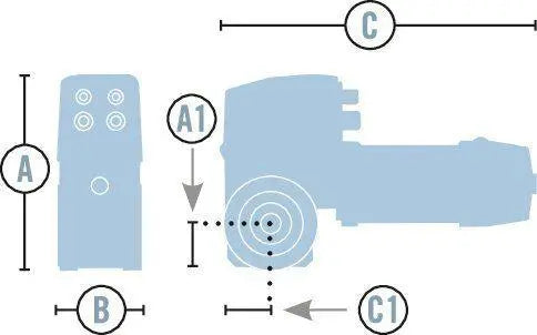 Marantec Set Sektionaltore bis 30 m², 400 V-AC Motor, 100 Nm, 24 min-1, AWG, mit Lastschützsteuerung CS 320 Marantec