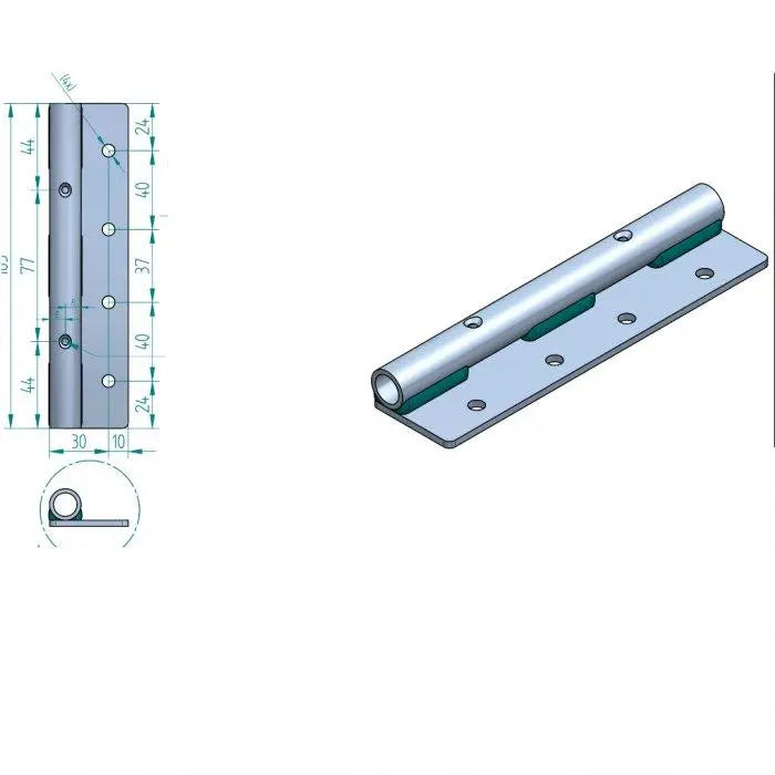 Rollenhalter Industrie-Ausführung Stahl