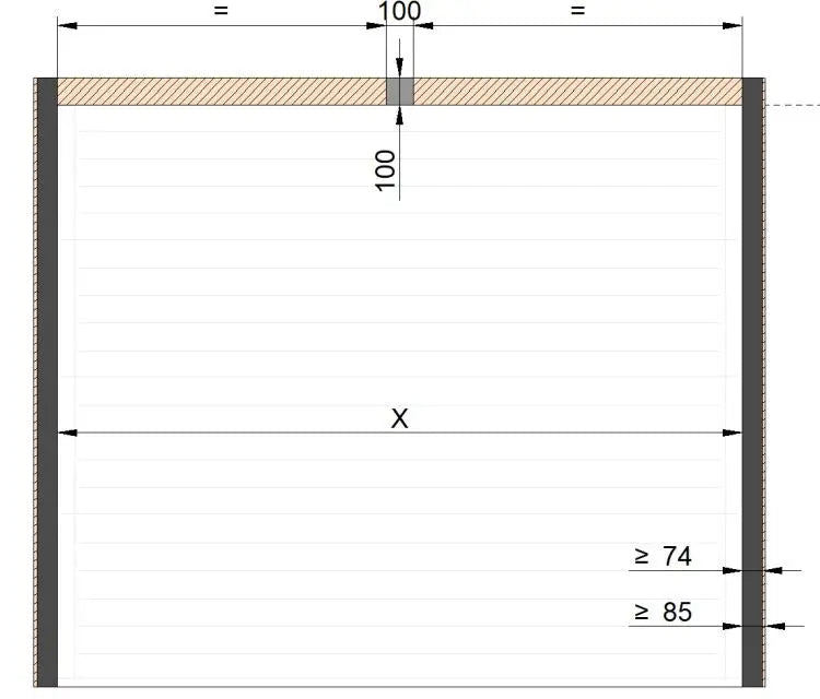 Sektionaltor Stucco Colore RAL 9001 Cremeweiß mit Garagentorantrieb - Hochwertiges Garagentor - Tormeister24Sektionaltor Stucco Colore RAL 9001 Cremeweiß mit Garagentorantrieb - Hochwertiges Garagentor