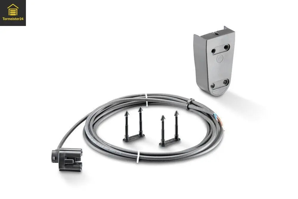 Sommer Endkappe für Gummiprofil-Kontaktleiste 38×67×20 mm inkl. 2,5 m Kabel Tormeister24 Akku