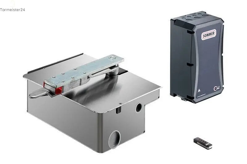 Sommer Unterflur-Drehtorantrieb twist UG Din rechts– für Torflügel bis 3,5 m / 600 kg – DIN rechts inkl. Steuerung, Funk & Handsender Triebenbacher