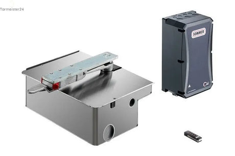 Sommer Unterflur-Drehtorantrieb twist UG Din rechts– für Torflügel bis 3,5 m / 600 kg – DIN rechts inkl. Steuerung, Funk & Handsender Triebenbacher