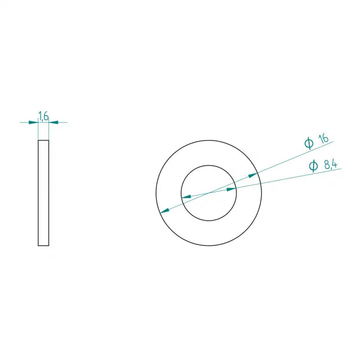 Verschlussring M8 Schweighöfer Tore