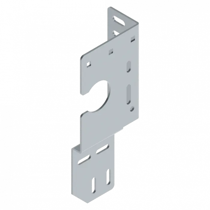 Winkel Seitenlagerkonsole Rohr 3 mm Schweighöfer Tore