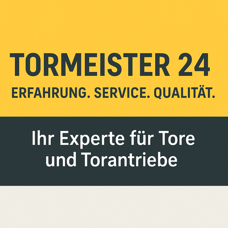Tormeister 24 Experten für Tore und Torantriebe