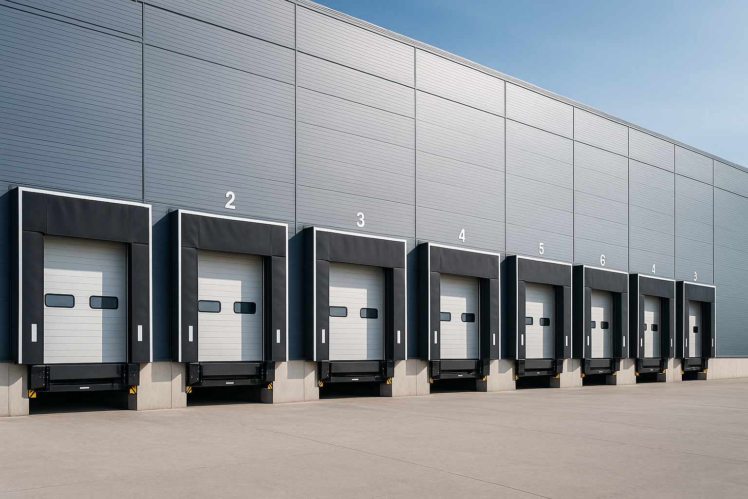 Verladebrücke mit Lippe am LKW – sichere Verladung und korrekter Höhen-Ausgleich