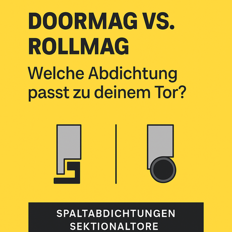 Vergleich Sektionaltor-Abdichtung und Rolltor-Abdichtung