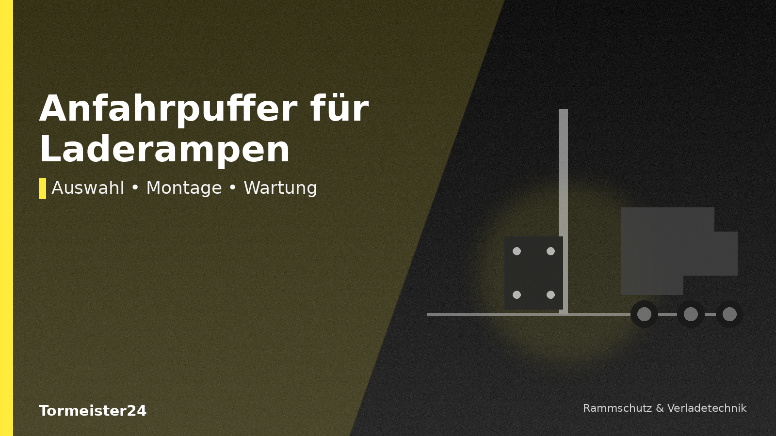 Anfahrpuffer an der Laderampe – Rammschutz gegen Anfahrschäden