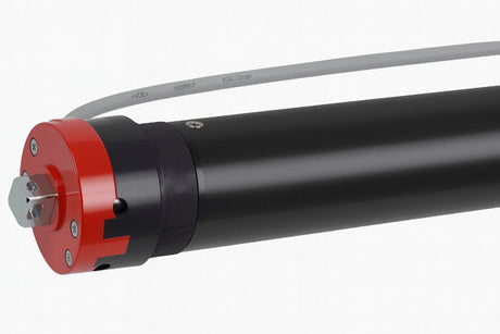 1) Kabelgebundener Rohrmotor in Achtkantwelle SW50