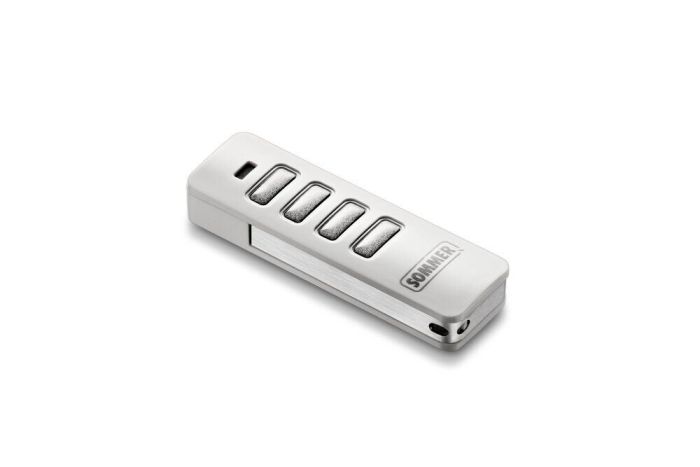 SOMMER Pearl Vibe Handsender – 4-Befehl, 868,95 MHz, mit Vibrationsfeedback Triebenbacher