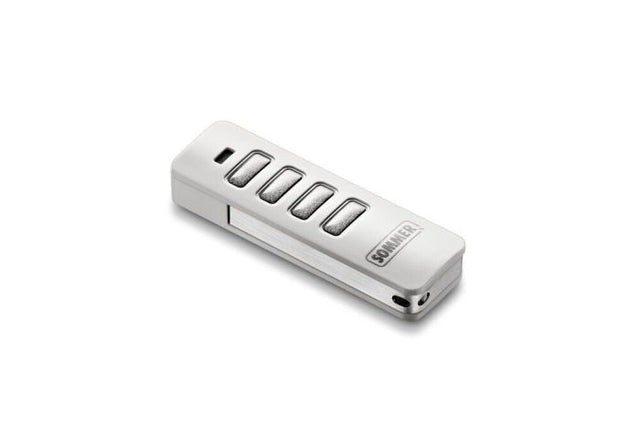 SOMMER Pearl Vibe Handsender – 4-Befehl, 868,95 MHz, mit Vibrationsfeedback Triebenbacher