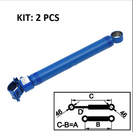 Hafa Hydraulikzylinder Überladebrücke Set