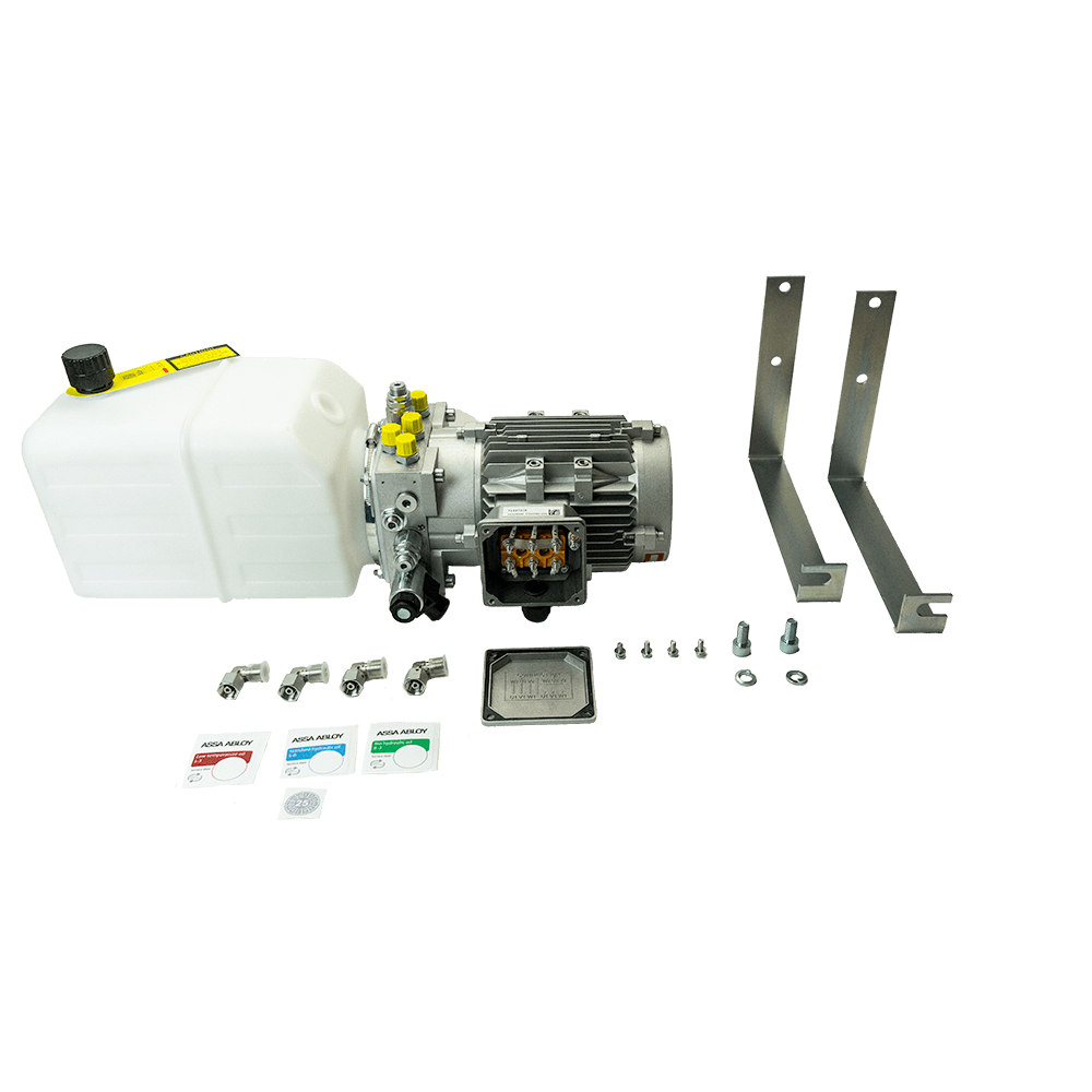 Hydraulikaggregat Vorschub Leveller 2 Ventile