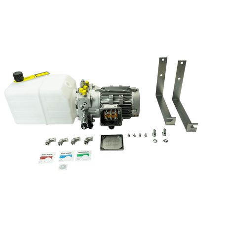 Hydraulikaggregat Vorschub Leveller 2 Ventile