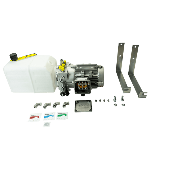 Hydraulikaggregat Vorschub Leveller 2 Ventile