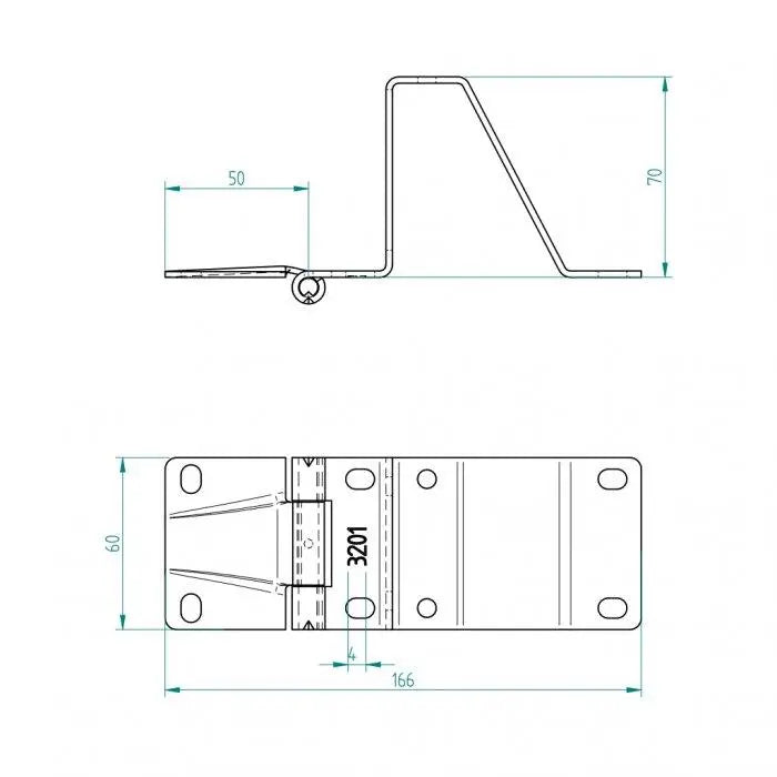 Montagefertiger Beschlagsatz mit 45 mm Lochabstand