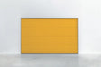 Garagentor Stucco Colore RAL 1021 Rapsgelb – leuchtend gelbe Oberfläche mit Stucco-Struktur