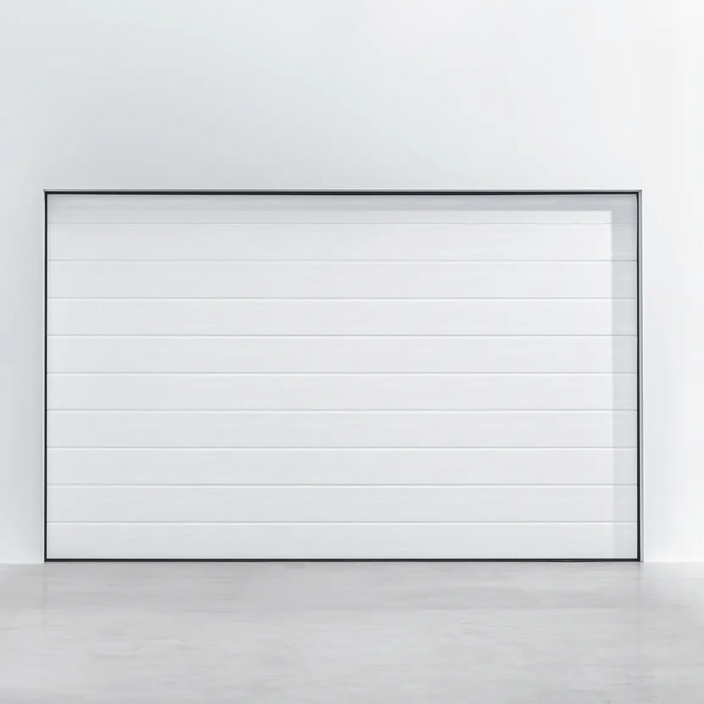 Garagentor Woodgrain Ligna RAL 9016 – klassisch, robust & mit Antrieb Tormeister24 Garagentor