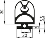 Marantec A-Profil 25.30 TT Kontaktleistenprofil 25x30 mm, 30 m Rolle Marantec