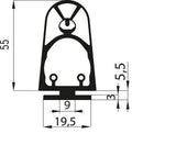Marantec A-Profil 35.55 TsT Kontaktleistenprofil 35x55mm, 30 m Rolle Marantec