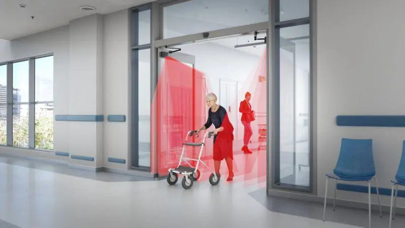 Marantec LZR-FLATSCAN SW Laserscanner für Flügeltüren und Falttore, 2er-Set Marantec