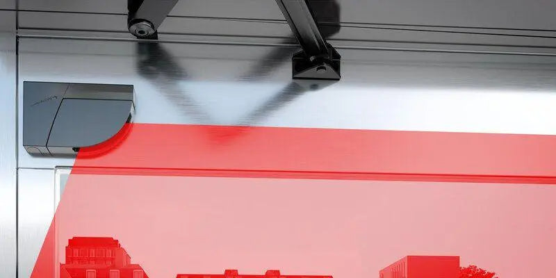 Marantec LZR-FLATSCAN SW Laserscanner für Flügeltüren und Falttore, 2er-Set Marantec