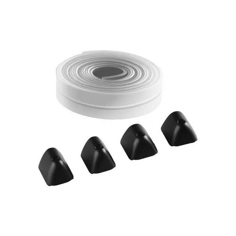 Marantec PROFT4 Transparentes Gummiprofil mit Endkappen, 2x 4 m, kürzbar Marantec