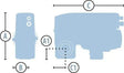 Marantec Set Sektionaltore bis 30 m² (50 Hz), 230 V-AC Motor, 80 Nm, 45 min-1, AWG, mit Frequenzumrichtersteuerung CS 320 FU Marantec