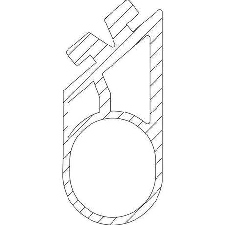 Marantec Torabschlussprofil (1 Kammer) 30,2x40 mm, 22 mm-Optosensoren Marantec
