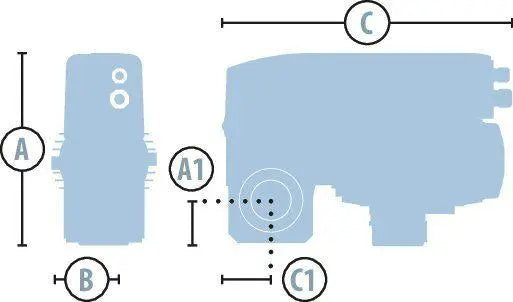 Marantec für Sektionaltore bis 30 m² (50 Hz), 230 V-AC Motor, 100 Nm, 30 min-1, AWG, mit Frequenzumrichtersteuerung CS 320 FU Marantec