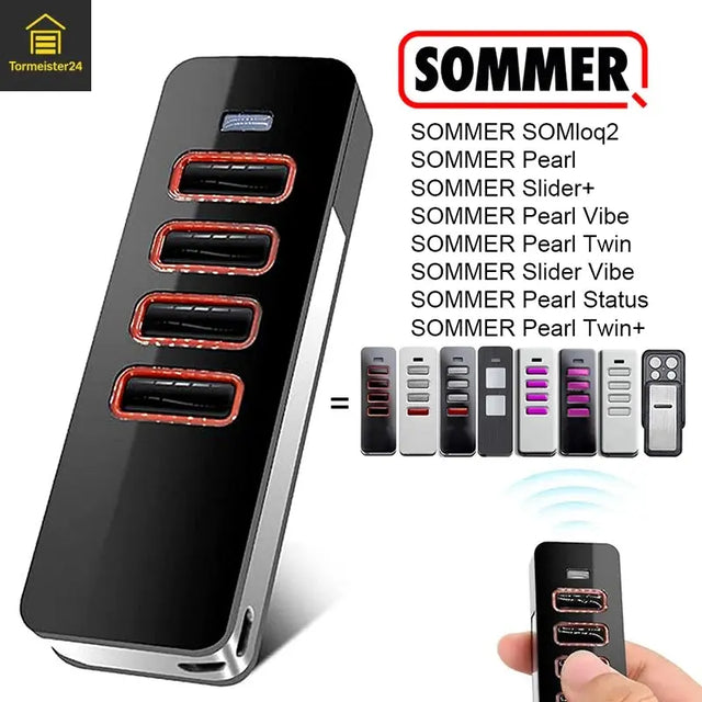 SOMMER Pearl Fernbedienung mit 4 Tasten